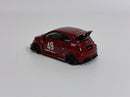 LB Works Abas Works Abarth 595 Red LHD 1:64 Scale Mini GT MGT00963L