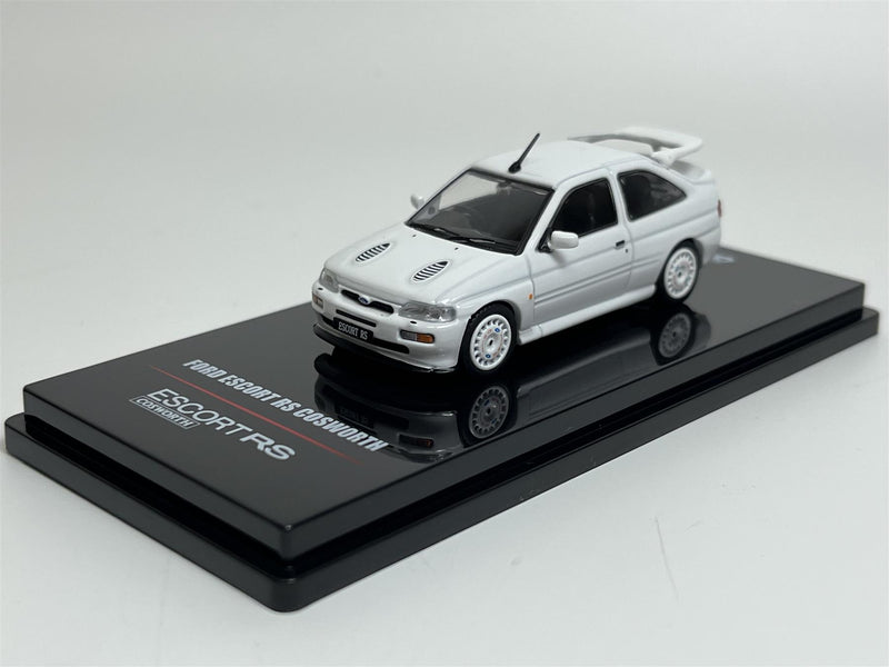 Ford Escort RS Cosworth White RHD With OZ Rally Racing Wheels 1:64 Inno IN64FERSWHIRHDOZ