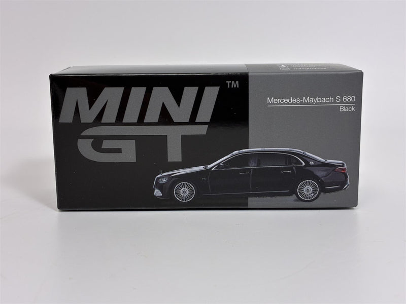 Mercedes Maybach S 680 Black LHD 1:64 Scale Mini GT MGT00977L