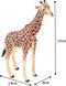 Giraffe Male Wildlife Toy Figure 16.5 cm Length Approx Mojo Fun 381008