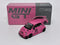 Abarth 595 LB Works Abas Works Pink RHD 1:64 Mini GT MGT00851R