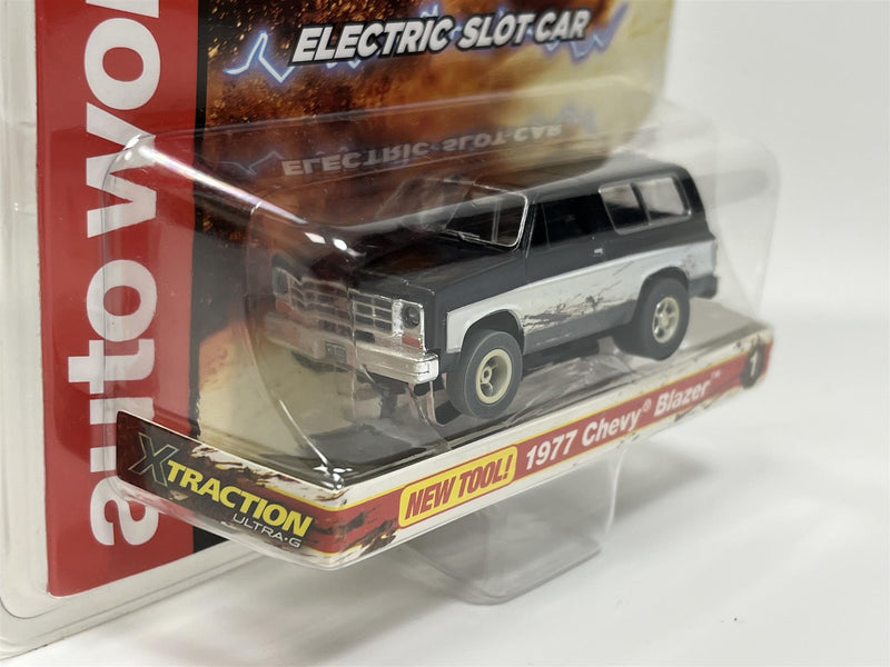 1977 Chevy Blazer Black White X Traction Off Road HO Scale Auto World SC375-1