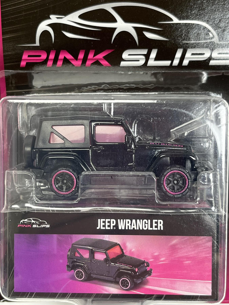 Jeep Wrangler Black 1:64 Scale Pink Slips Jada 213291000