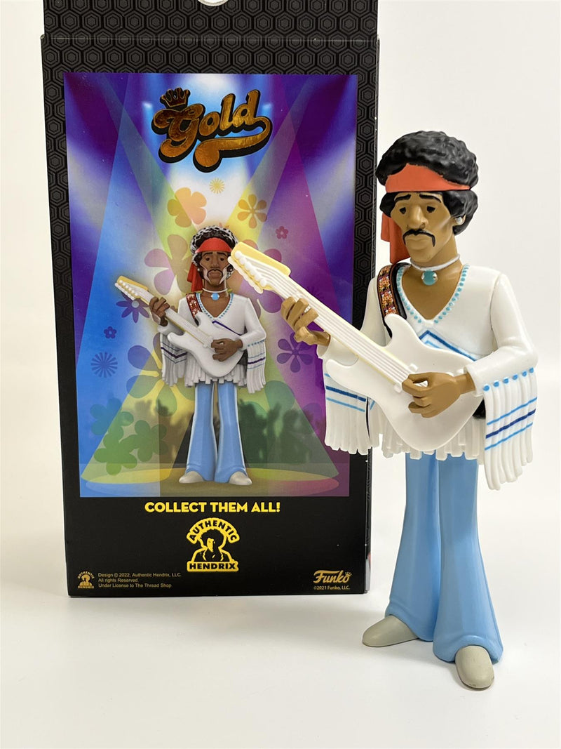 Jimi Hendrix 5 Inch Premium Vinyl Figure Funko Gold 61432