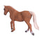 Morgan Stallion Palomino Horse Toy Figure 9.5 cm Height Approx Mojo Fun 387395