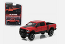 a red and black toy truck