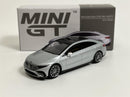 Mercedes Benz EQS 580 4MATIC Silver Metallic RHD 1:64 Scale Mini GT MGT00508R