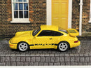 Porsche 911 Turbo Yellow 1:64 Scale Tarmac Works Schuco T64S009YL