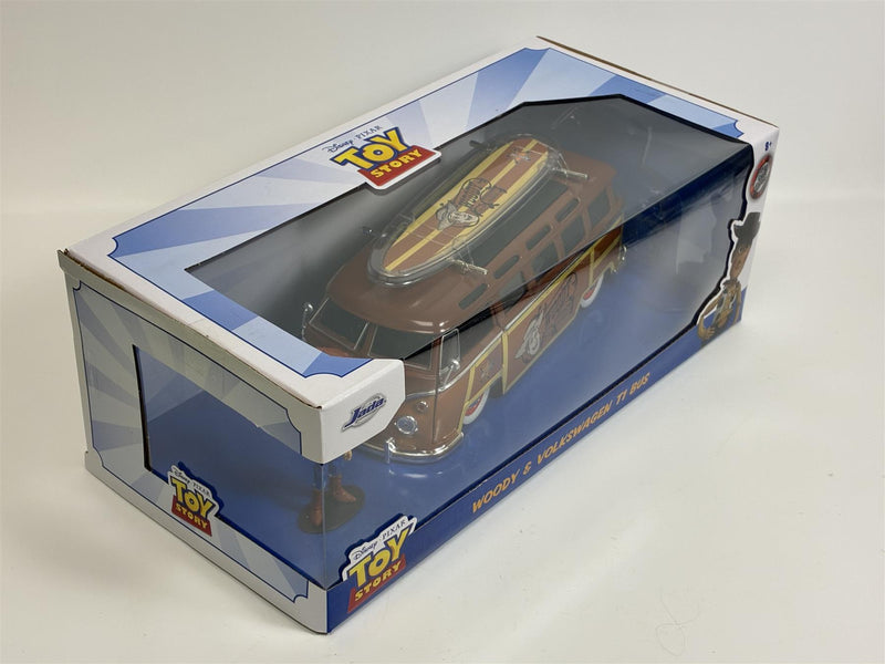 Toy Story Woody Figure and Volkswagen T1 Bus 1:24 Jada 253155000