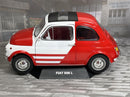 Fiat 500 L Robe Di Kappa White Red 1965 1:18 Scale Solido 1801408