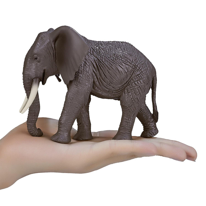 African Elephant Wildlife Toy Figure 10 cm Height Approx Mojo Fun 387189