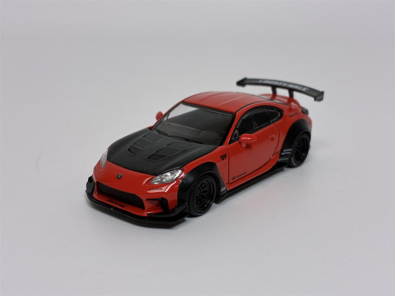 Toyota GR86 LB Nation Red LHD 1:64 Scale Mini GT MGT00885L