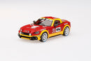 a red and yellow toy car
