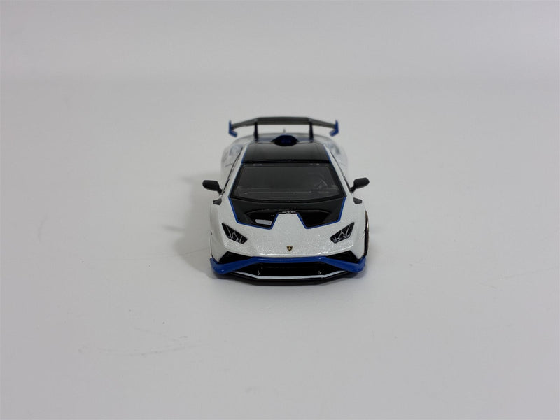 Lamborghini Huracan STO Bianco Asopo LHD 1:64 Scale Mini GT MGT00788L