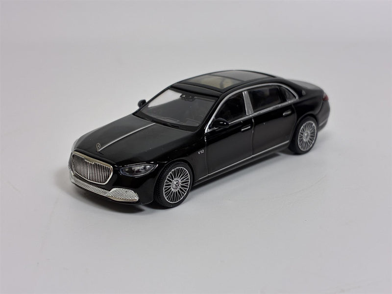 Mercedes Maybach S 680 Black LHD 1:64 Scale Mini GT MGT00977L