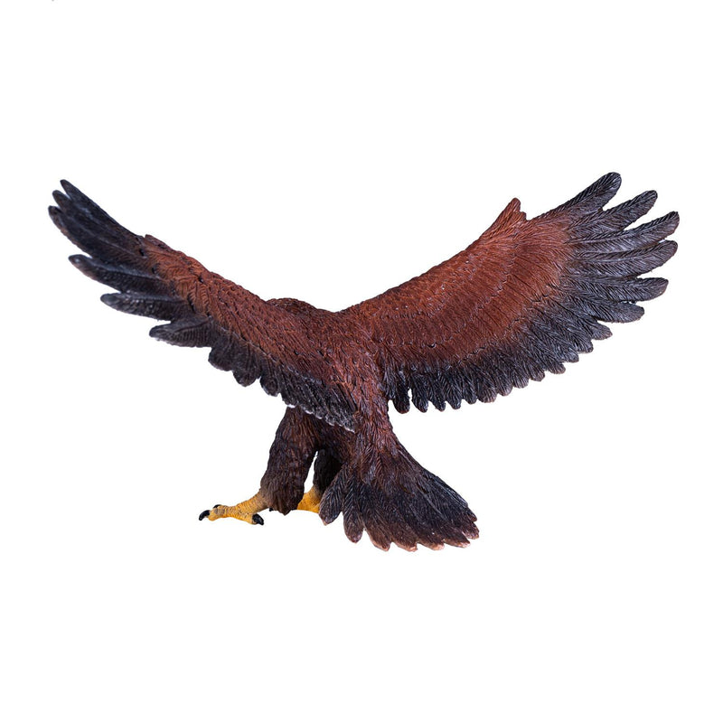 Golden Eagle Bird Toy Figure 15 cm Length Approx Mojo Fun 381051
