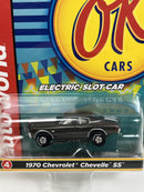 1970 Chevrolet Chevelle SS Grey Thunderjet Ultra G HO Slot Car Auto World SC377-4