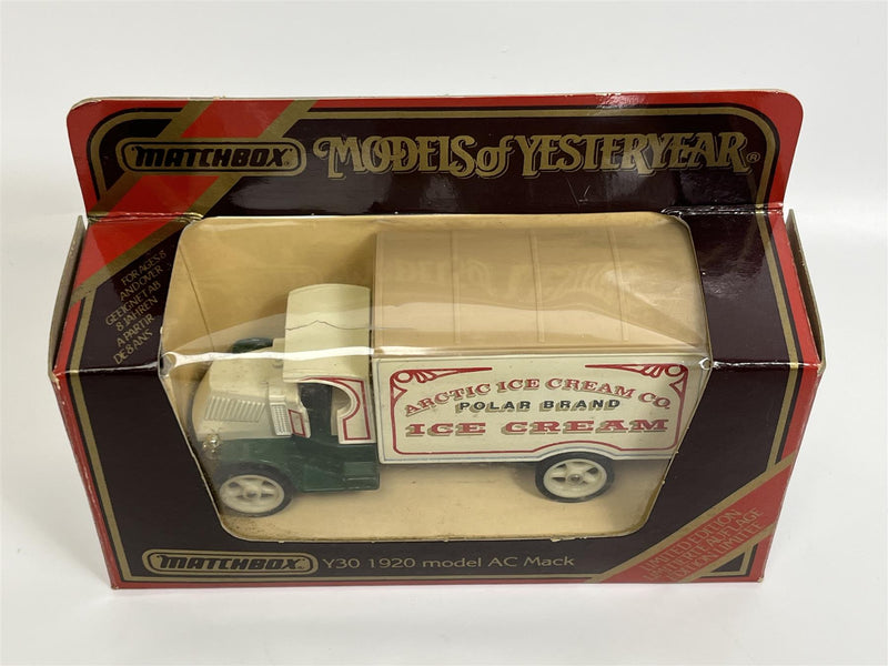 Model AC Mack 1920 Artic Ice Cream Company Models Of Yesteryear Matchbox Y30D S5