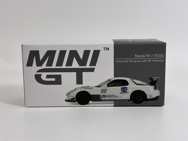 Mazda RX-7 FD3S Itosyoukai Rei-gouki with RE Amemiya RHD 1:64 Mini GT MGT00996R