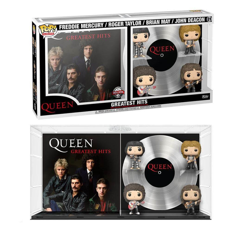 Queen Greatest Hits 4 Vinyl Figure Set Funko Pop Albums 21 60991