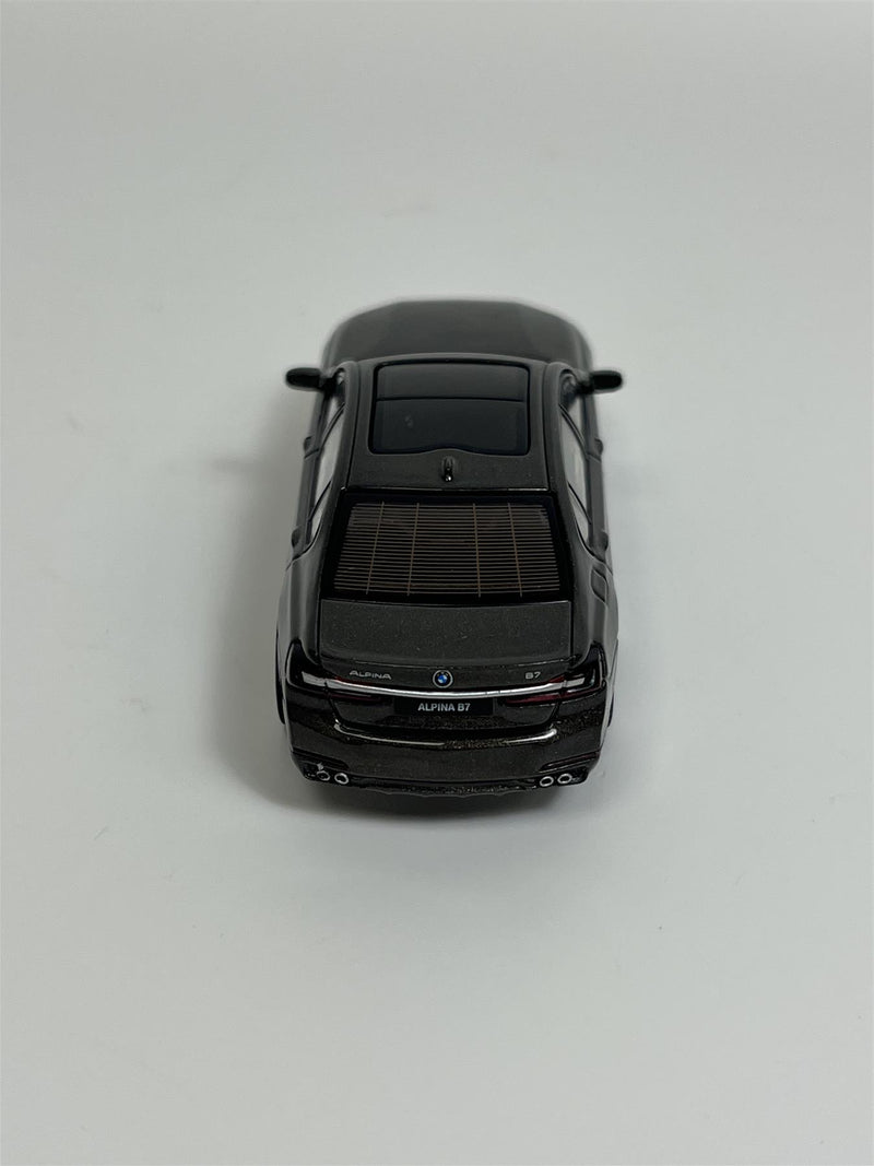 BMW Alpina B7 xDrive Dravit Grey Metallic RHD 1:64 Scale Mini GT MGT00619R