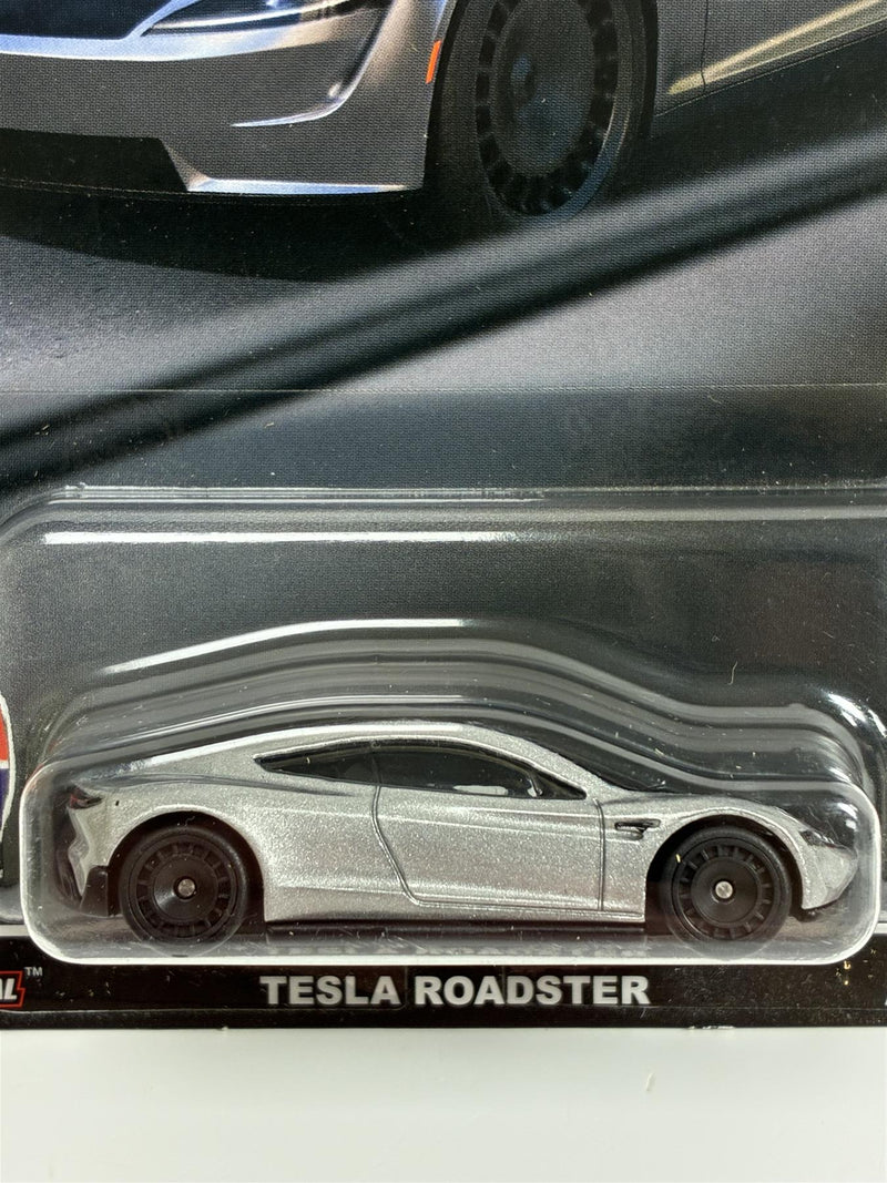 Tesla Roadster Silver 1:64 Scale Hot Wheels HCK02