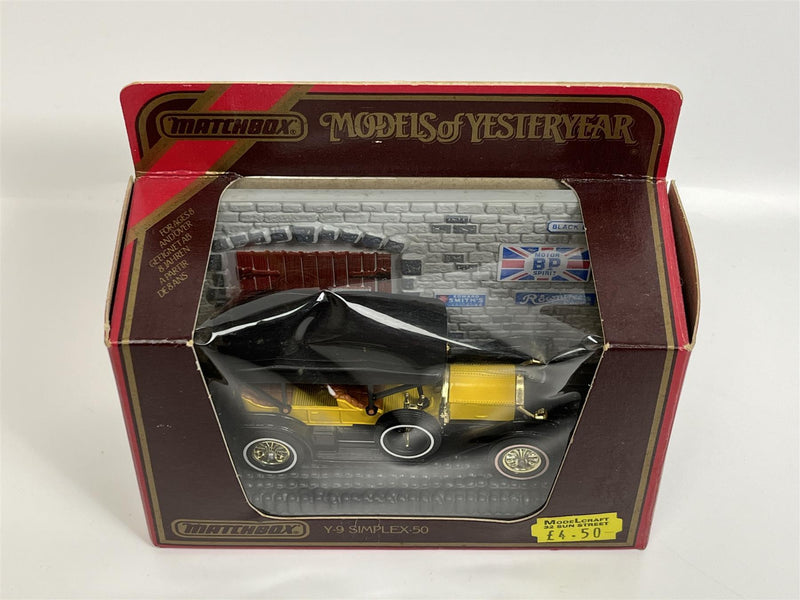 Simplex 50 1:48 Scale Models of Yesteryear Matchbox Y9D S6