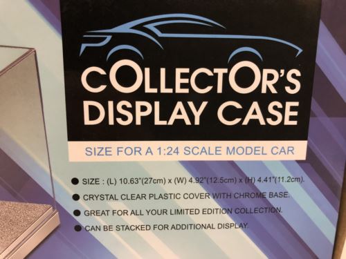 Display Case 1:24 Scale SILVER Base Stackable Triple 9 T9-2499075 NEW