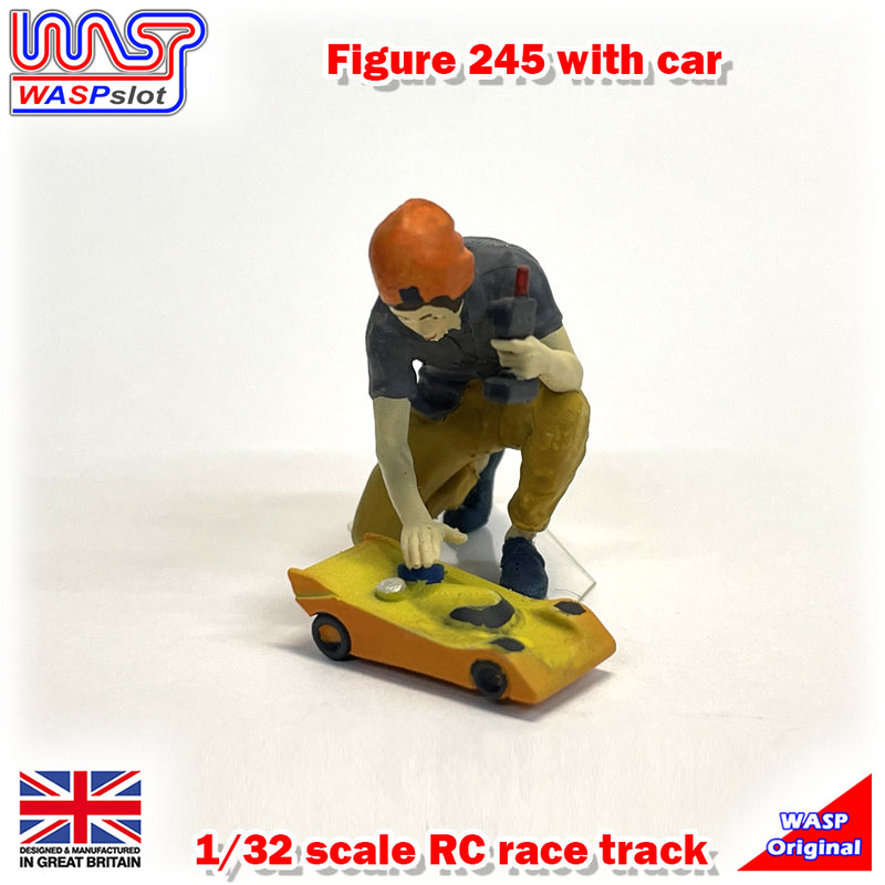 RC On Road Track, Drivers Platform, Figures and Cars 1:32 Scale WASP