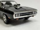 1970 Dodge Charger with Blown Engine Black 1:18 Greenlight Artisan Collection 19122