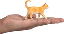 Cat Ginger Pet Toy Figure 7 cm Length Approx Tabby Mojo Fun 387283