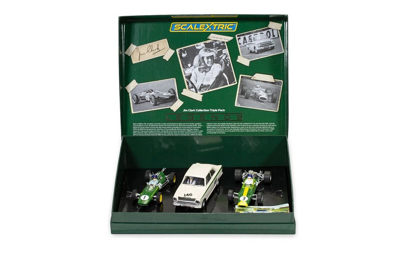Jim Clark Collection Triple Pack Single Seater 1:32 Scale Scalextric C4395A