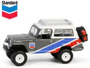 a toy car with a logo