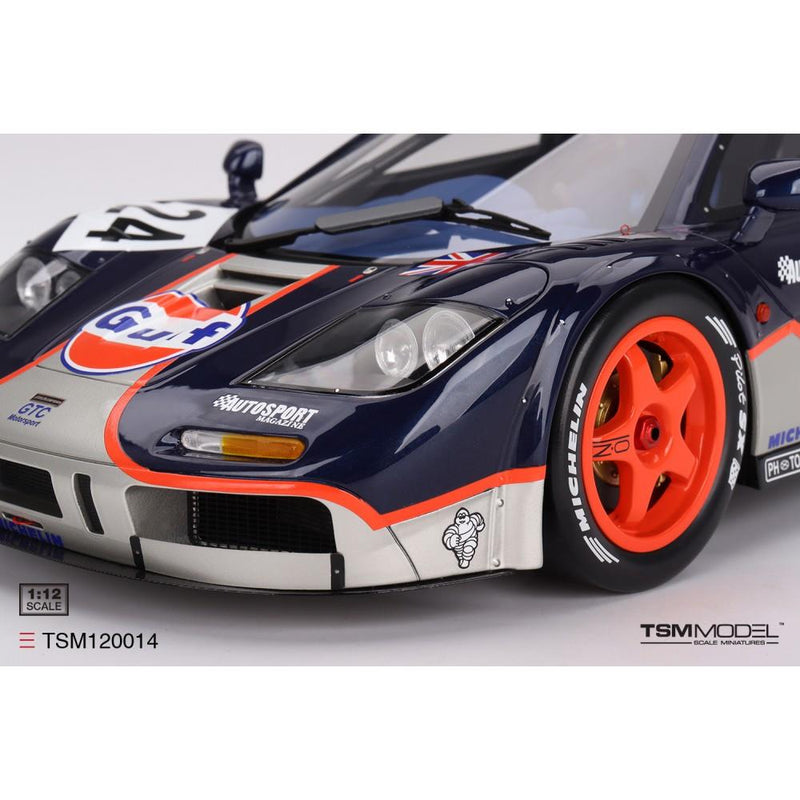 McLaren F1 GTR No.24 Gulf Racing 1995 Le Mans 24 Hrs 1:12 Scale TSM Models TSM120014