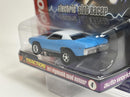 1971 Plymouth Road Runner Blue X Traction Flame Throwers HO Scale Auto World SC366-4