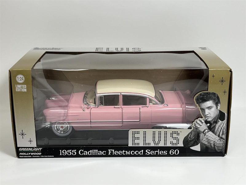 Elvis Presley Pink Cadillac Fleetwood Series 60 1955 1:24 Scale Greenlight 84098