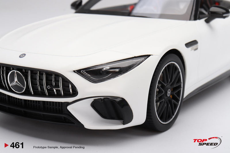 Mercedes AMG SL 63 White 1:18 Scale TSM TS0461