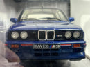 BMW E30 M3 Mauritius Blue 1990 1:18 Scale Solido 1801509