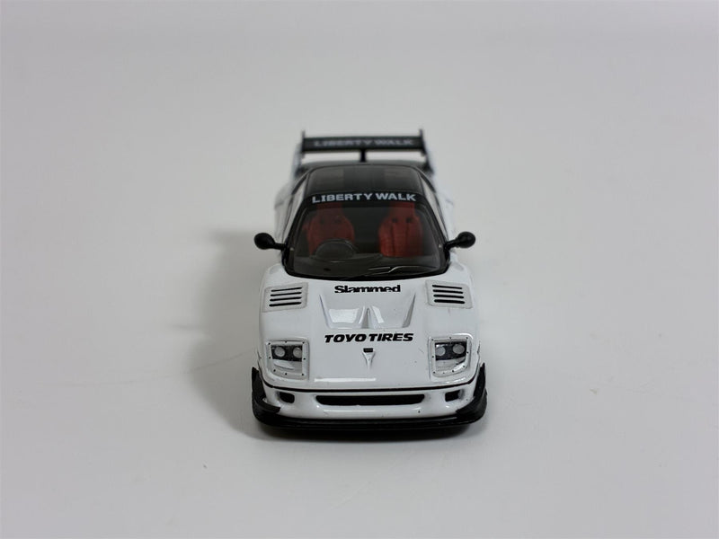 Mazda AZ-1 Liberty Walk LB40 2024 Tokyo Auto Salon White RHD 1:64 Mini GT MGT00953R