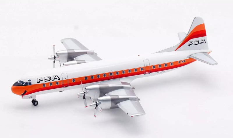 N171PS PSA L-188 With Stand 1:200 Scale Inflight200 IF188PS1024