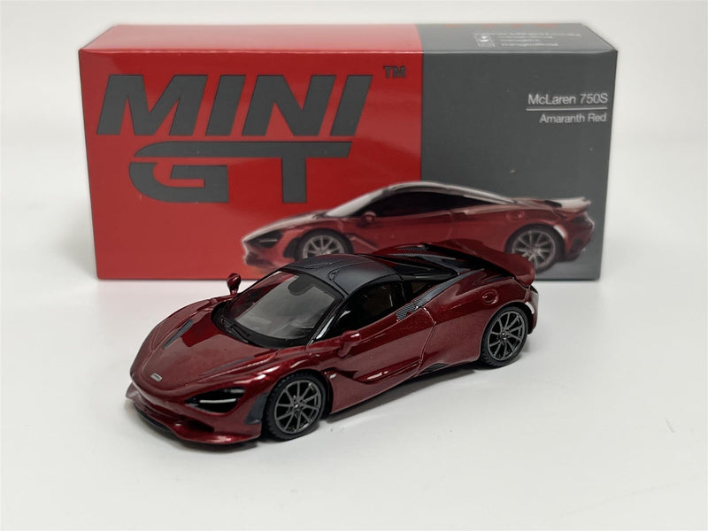 McLaren 750S Amaranth Red LHD 1:64 Mini GT MGT00775L