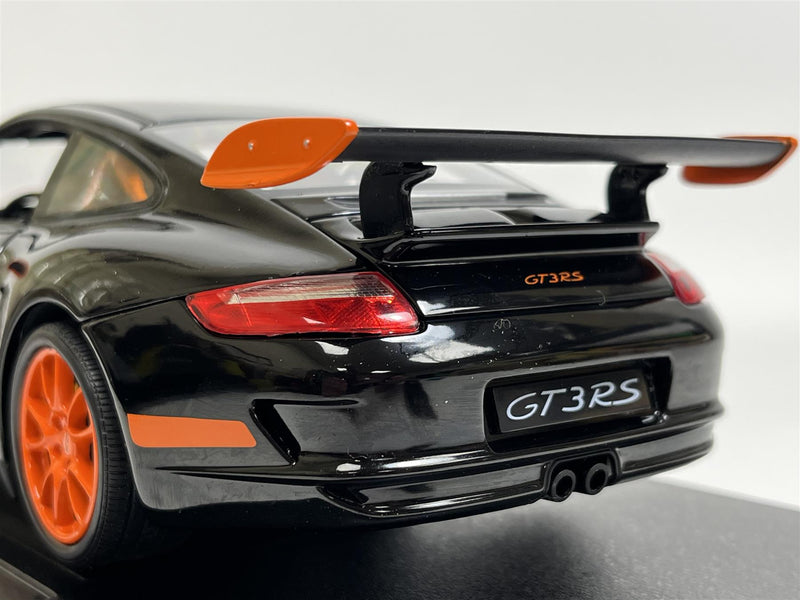 2007 Porsche 911 997 GT3 RS Black 1:18 Scale Welly 18015bk