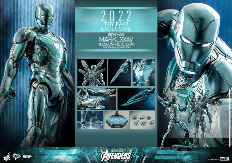 Iron Man Mark LXXXV Holographic Version Avengers Endgame 1:6 Scale Hot Toys 911071