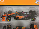 McLaren Formula 1 Set of 7 Cars with Display Stand 1:43 Scale Bburago 38169
