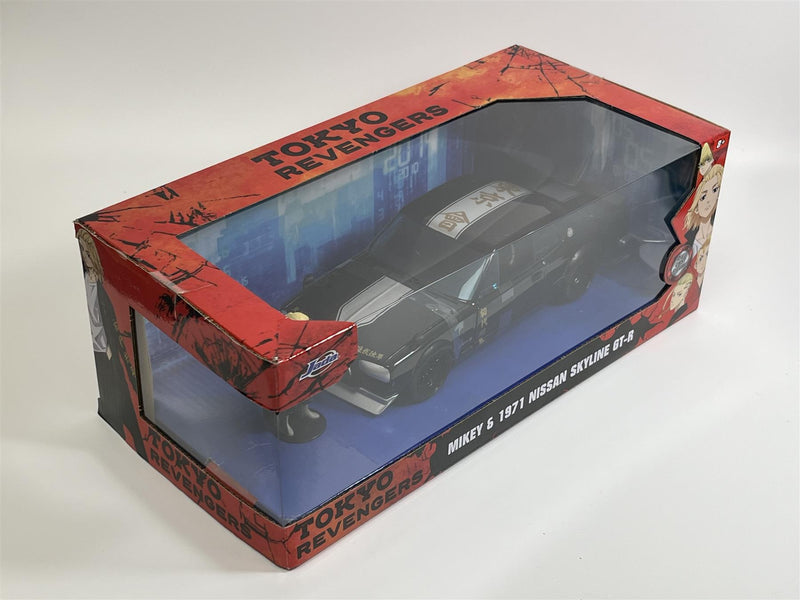 Tokyo Revengers Mikey Figure and 1971 Nissan Skyline GT-R 1:24 Scale Jada 253255064