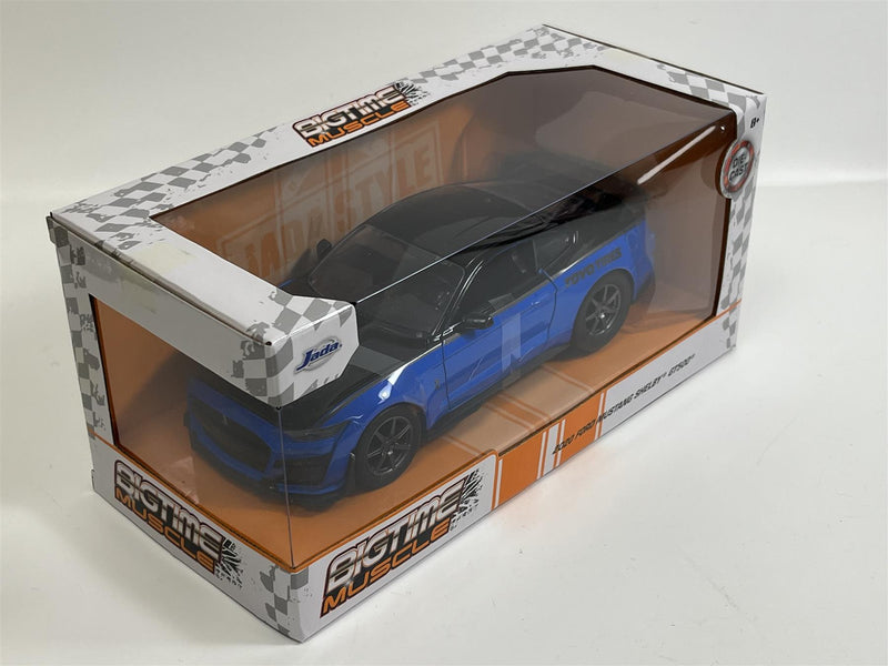 Ford Mustang Shelby GT500 2020 Blue Big Time Muscle 1:24 Scale Jada 33881