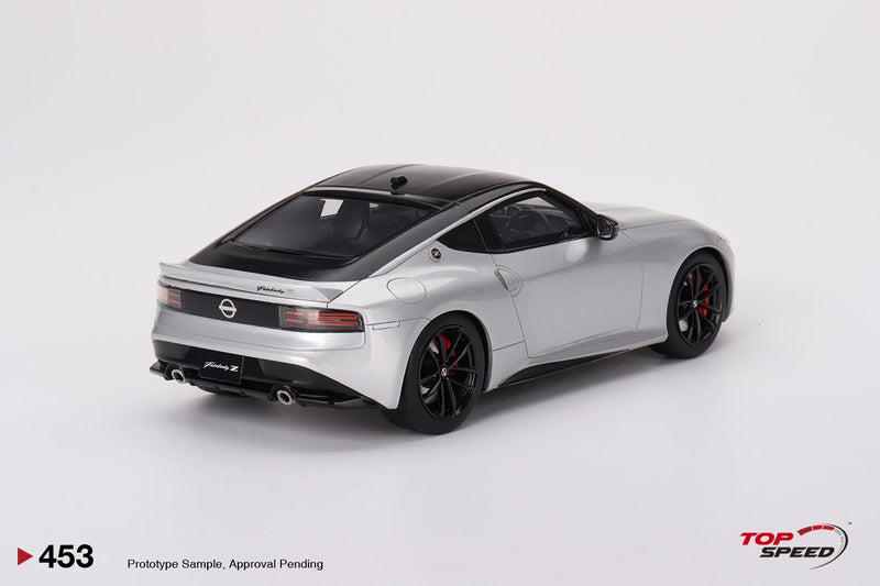 Nissan Fairlady Z Version St 2023 Brilliant Silver RHD 1:18 Scale TSM TS0435