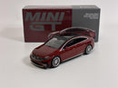 Mercedes Benz EQS 580 4MATIC Red Metallic RHD 1:64 Mini GT MGT00970R