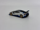 Lamborghini Huracan STO Bianco Asopo RHD 1:64 Scale Mini GT MGT00788R