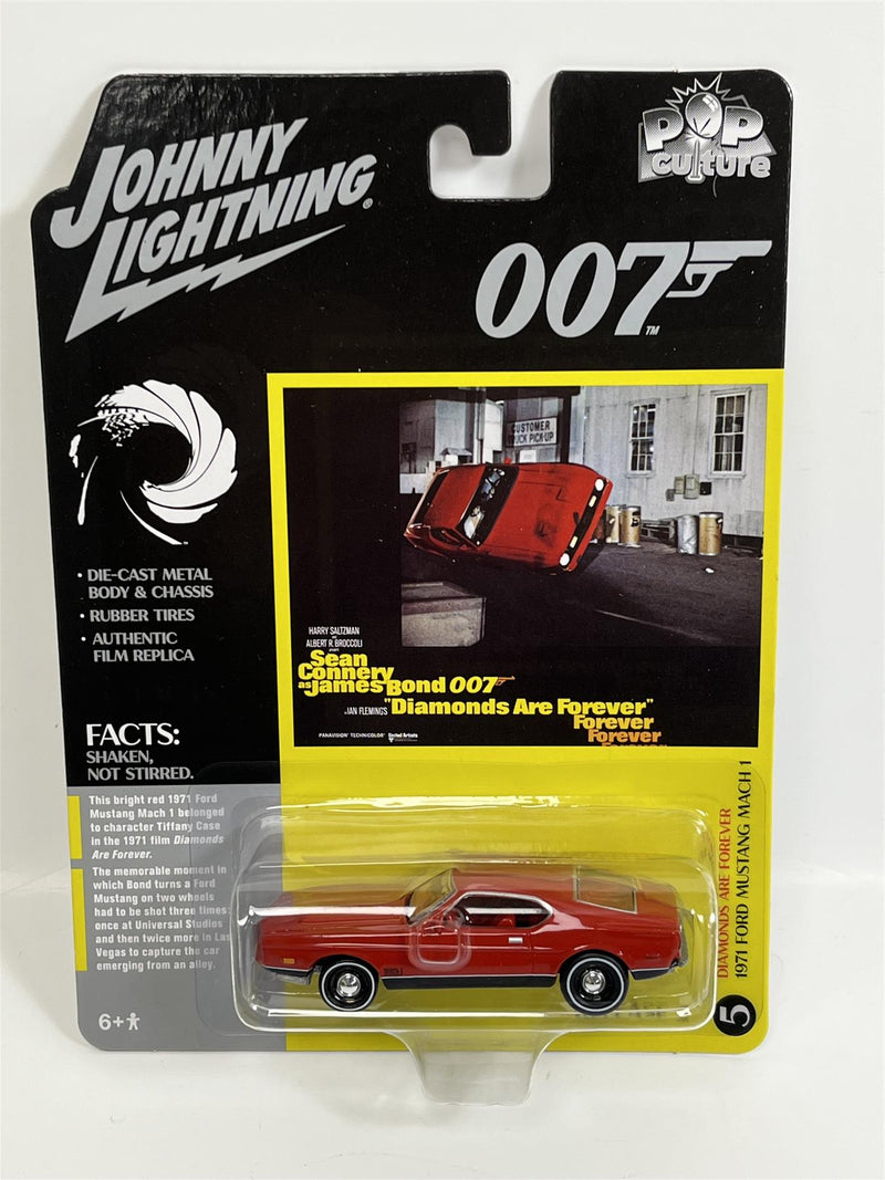 James Bond 007 Diamonds Are Forever Ford Mustang Mach 1 1971 1:64 Johnny Lightning JLPC002
